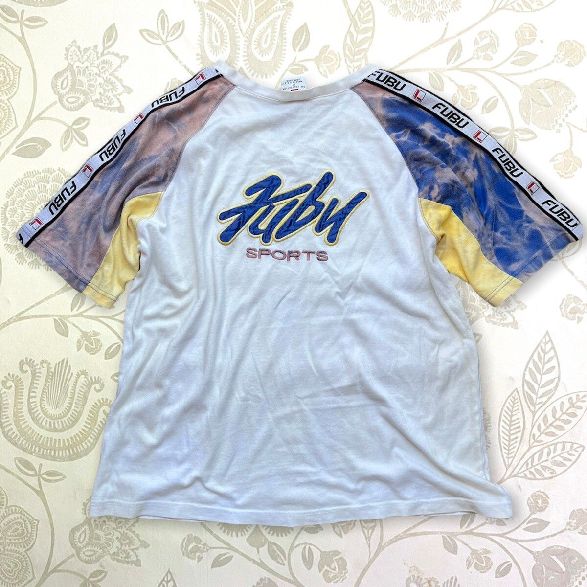 Vintage 1985 Fubu Collection Bleach Wash TShirt Made In USA - 3