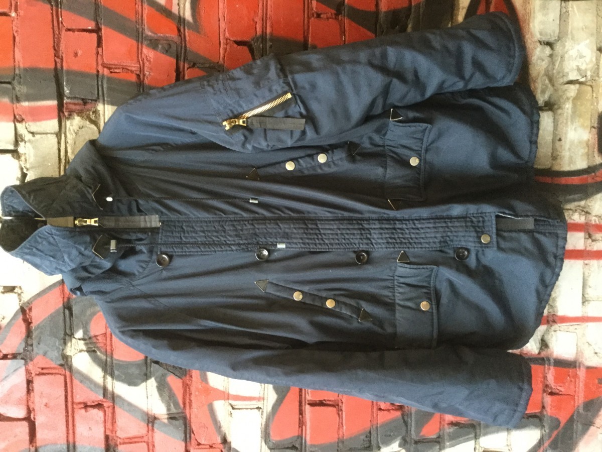 Denis Simachev - Oversized dark blue parka. Like Raf Simons or Rick Owens - 4