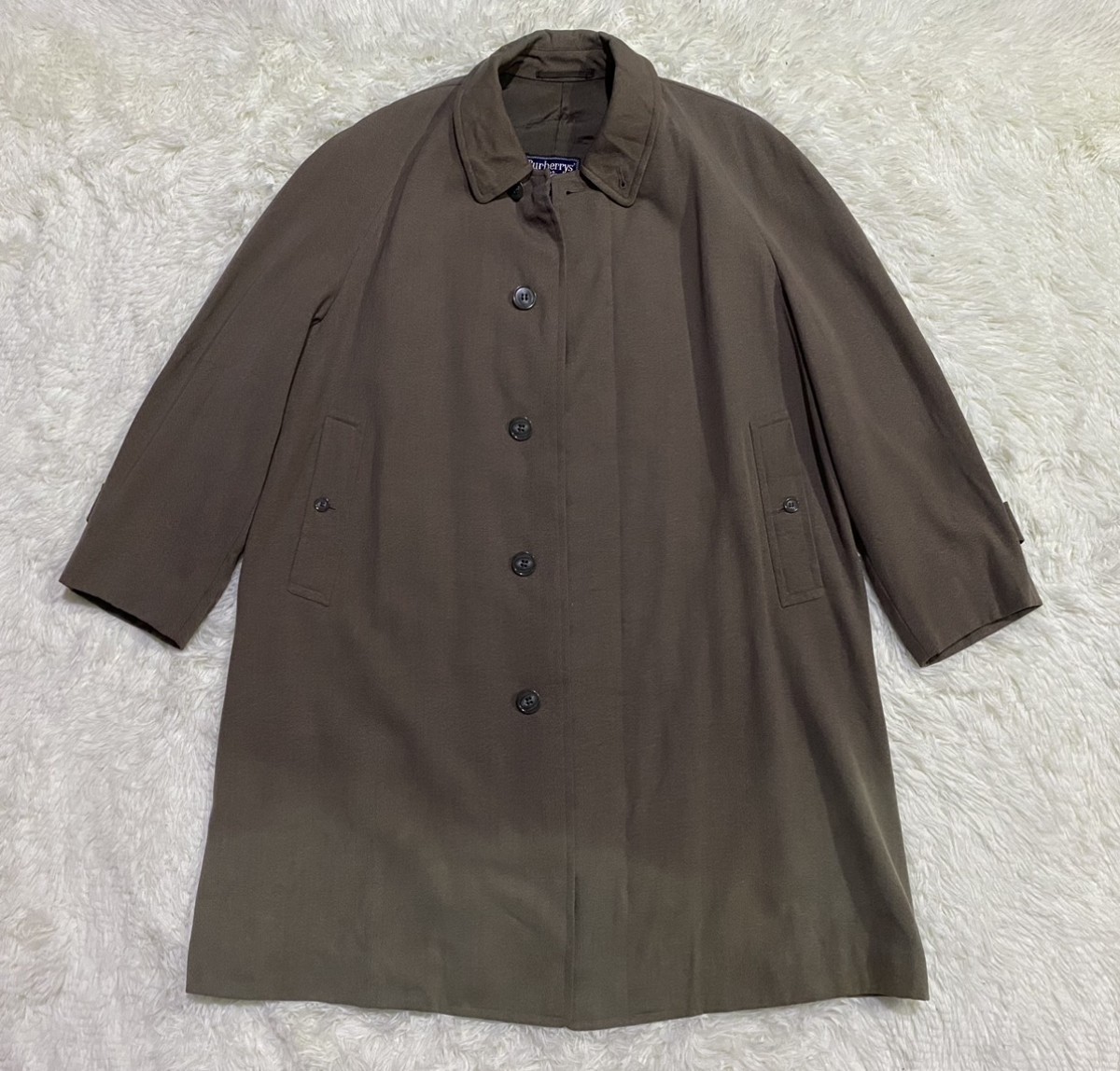 Burberry Long Coat Jacket Faded Style Made in England - 3