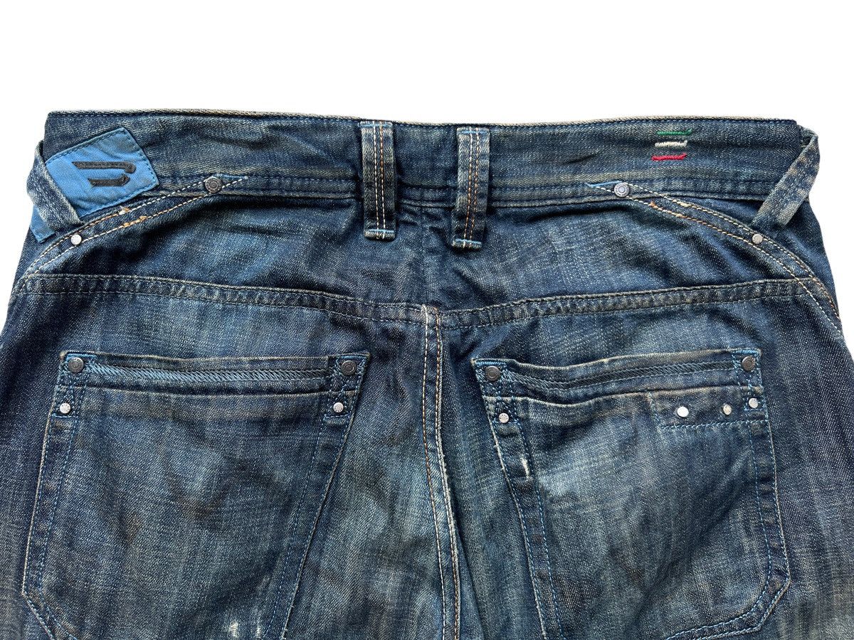 Vintage Diesel Industry Distressed Denim Jeans 34x30 - 9