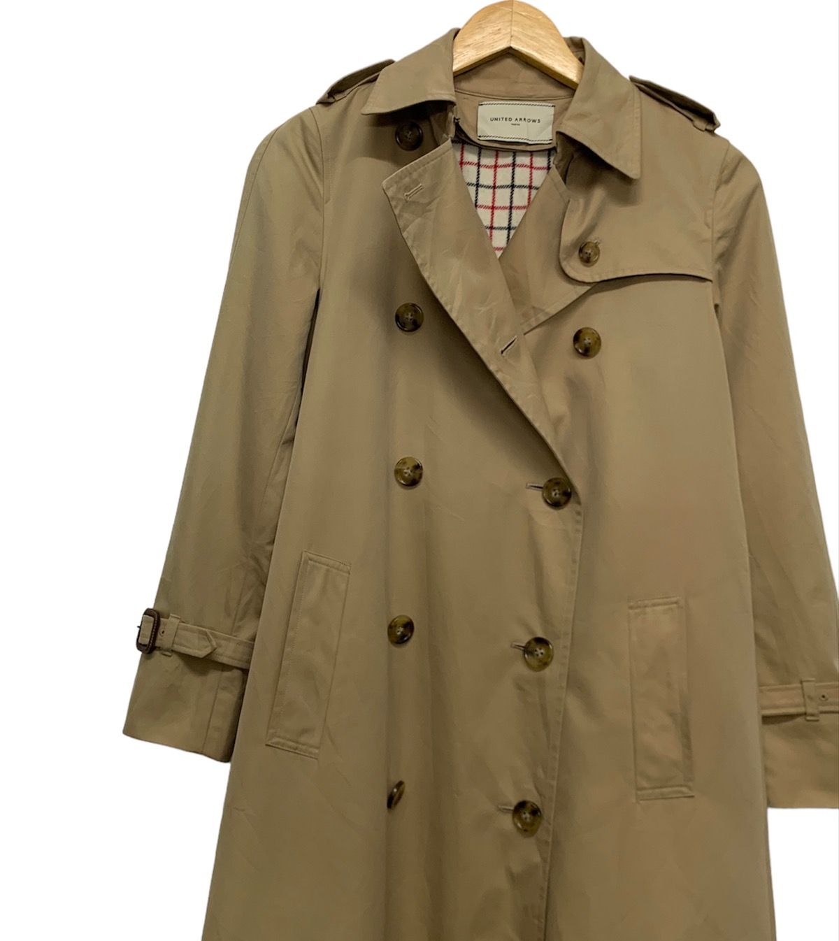 United Arrows Tokyo Trench Double Lining Coat Long Jacket - 5