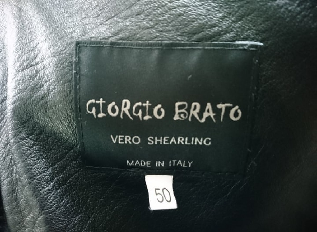Giorgio Brato - Handmade Sheepskin Shearling Leather Lambskin Jacket - 8