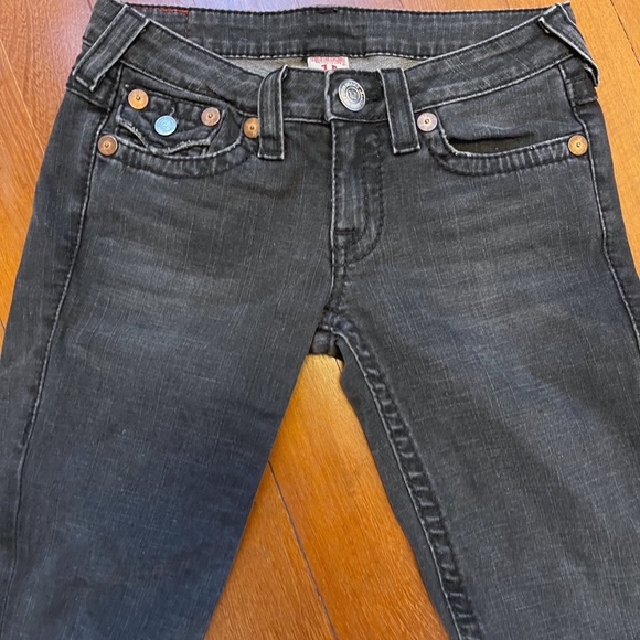 True Religion Vintage Washed Black Joey Jeans y2k - 13