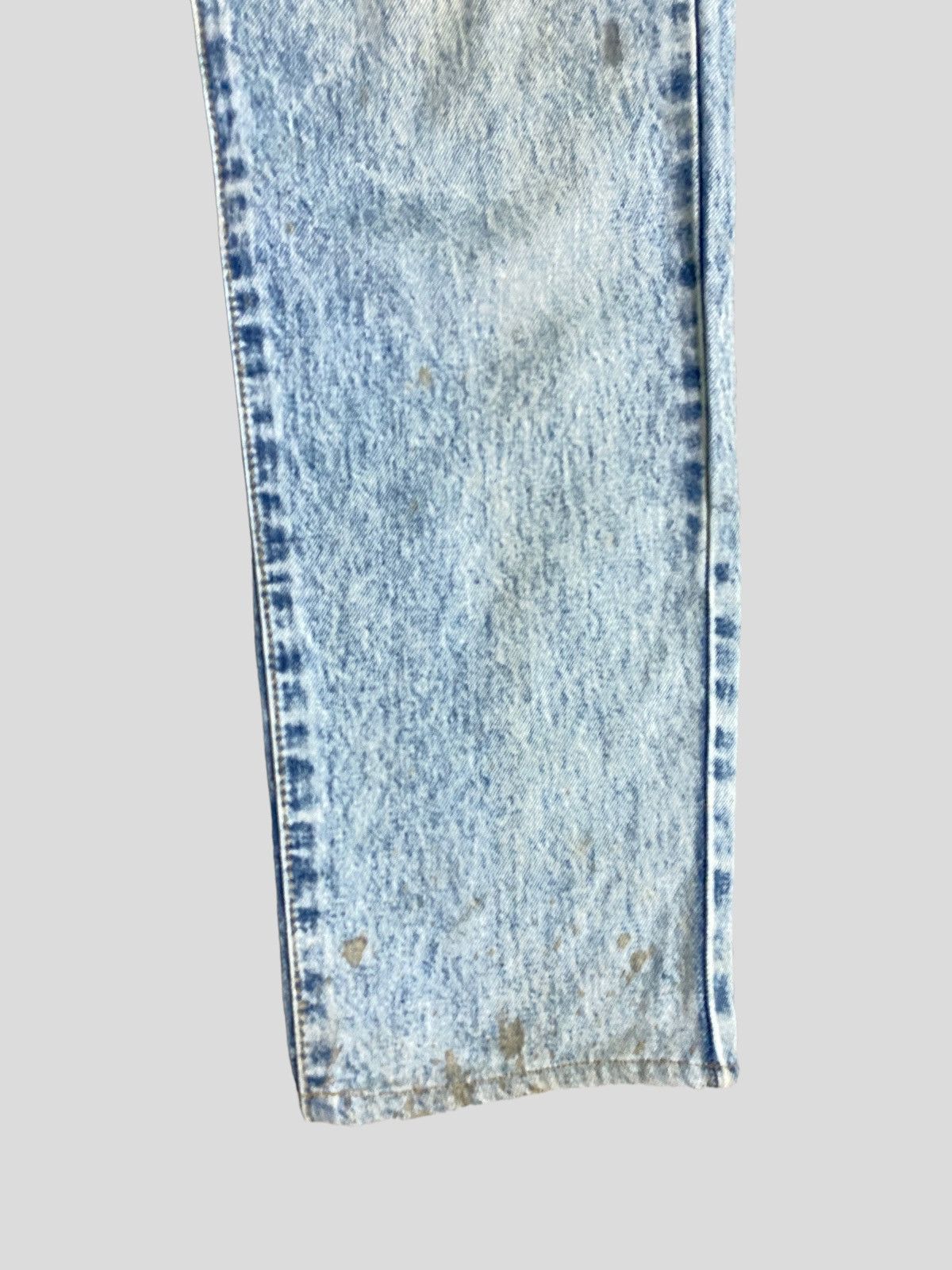 VINTAGE SKINNY EDWIN ACID WASH RUSTY JEANS - 8