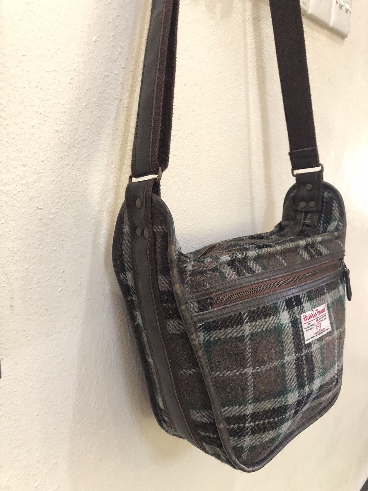 Harris Tweed Sling / Massenger Bag - 4