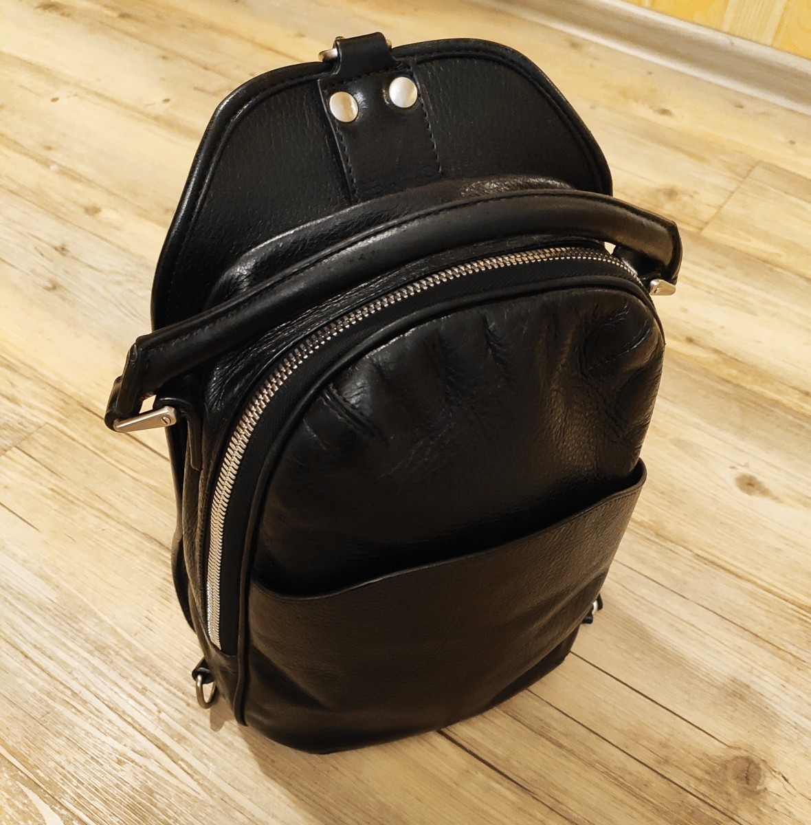 Rocco P. - GRAIL! Single strap leather backpack.Like Prada or Gucci - 5