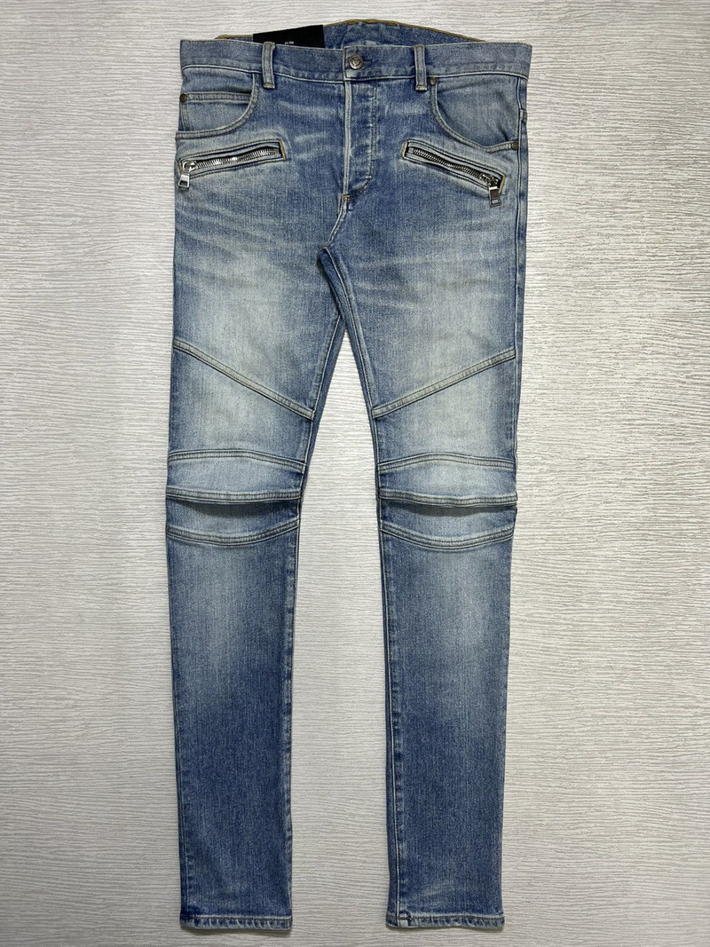 Balmain - S/S ‘21 - Embossed Logo Skinny Jeans - 1
