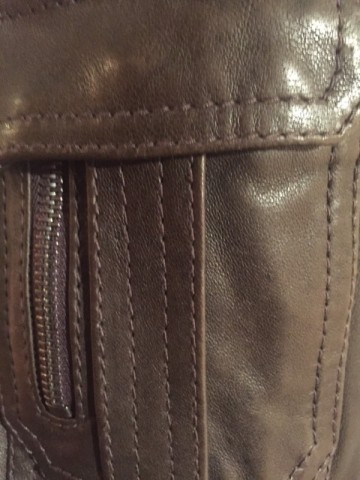 Chocolate Leather Jacket - 8