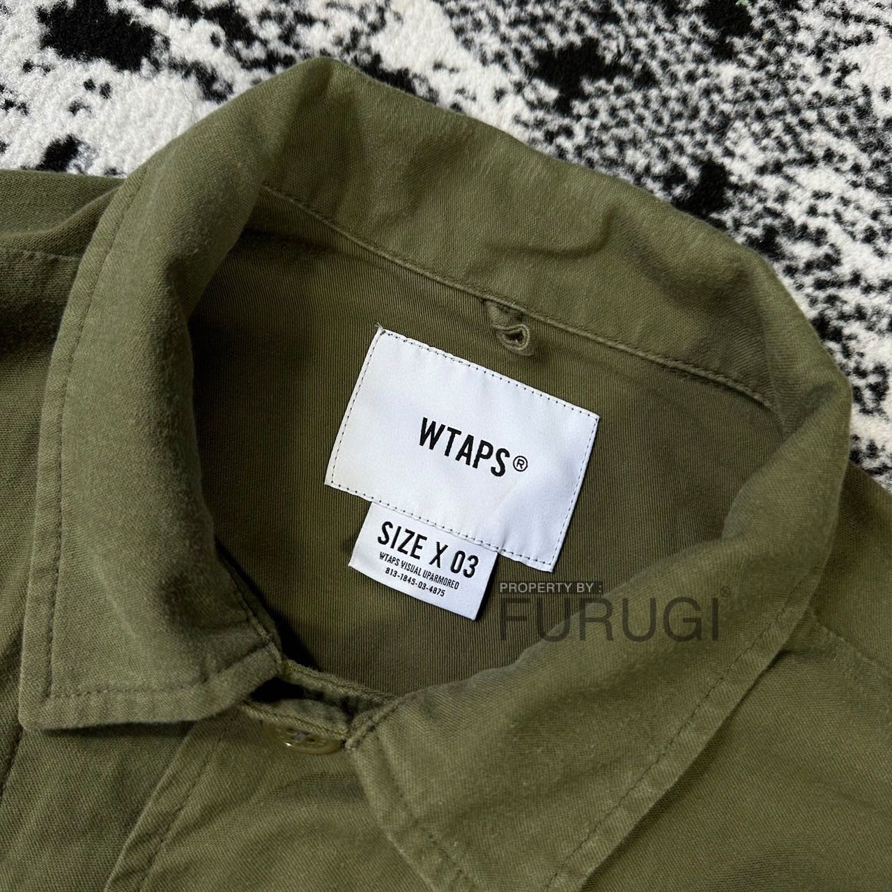 WTAPS WTAPS JUNGLE LS 01 SHIRT COTTON SATIN 2017 / LIMA | frgco | REVERSIBLE