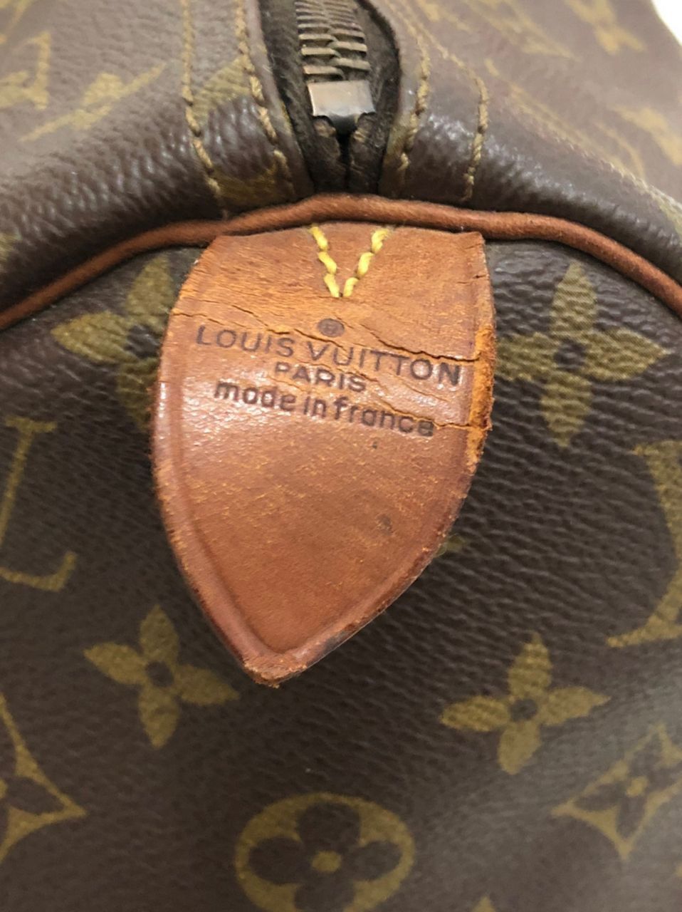 Authentic Vintage Louis Vuitton Monogram Speedy 40 Handbag - 14