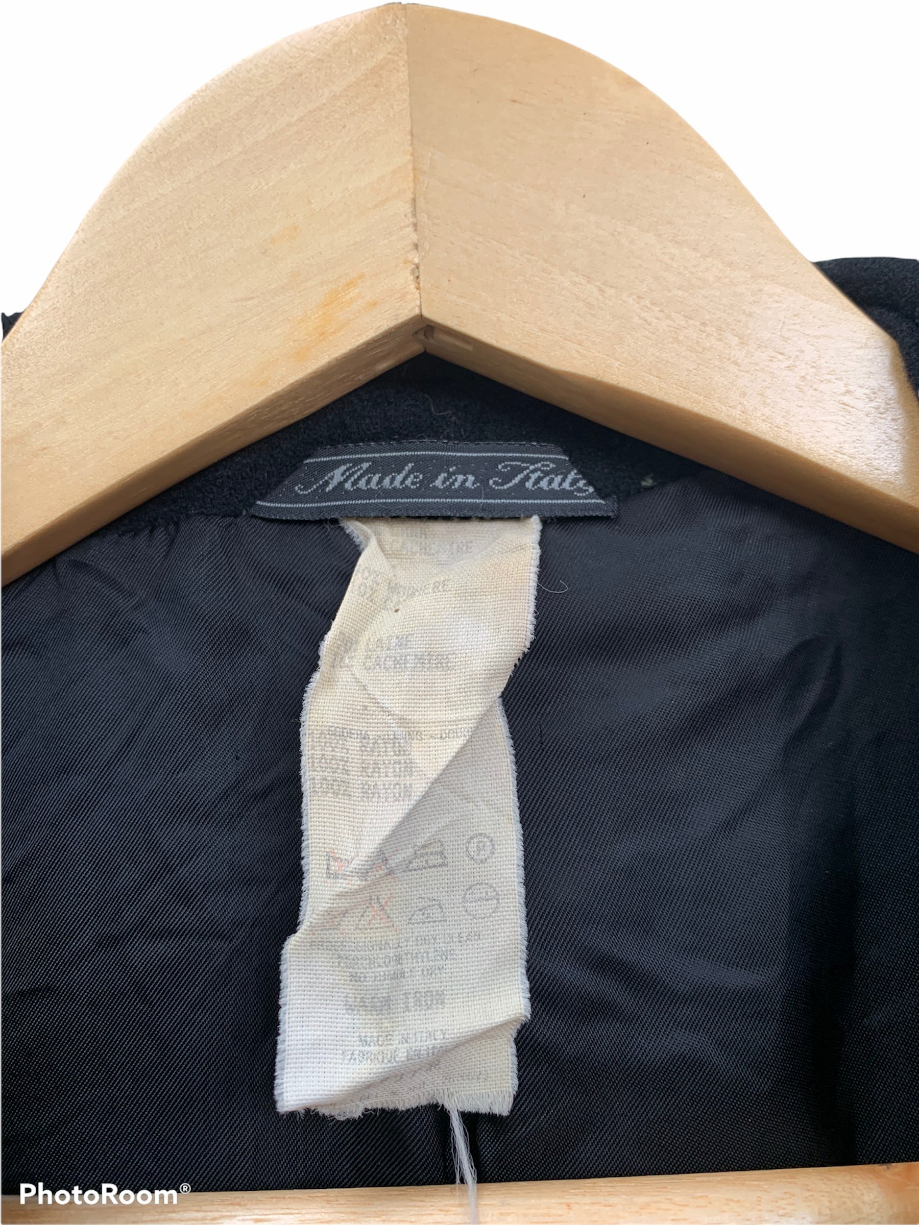 Vintage - Vintage Versace Istante Wool Cashmere Coat - 5