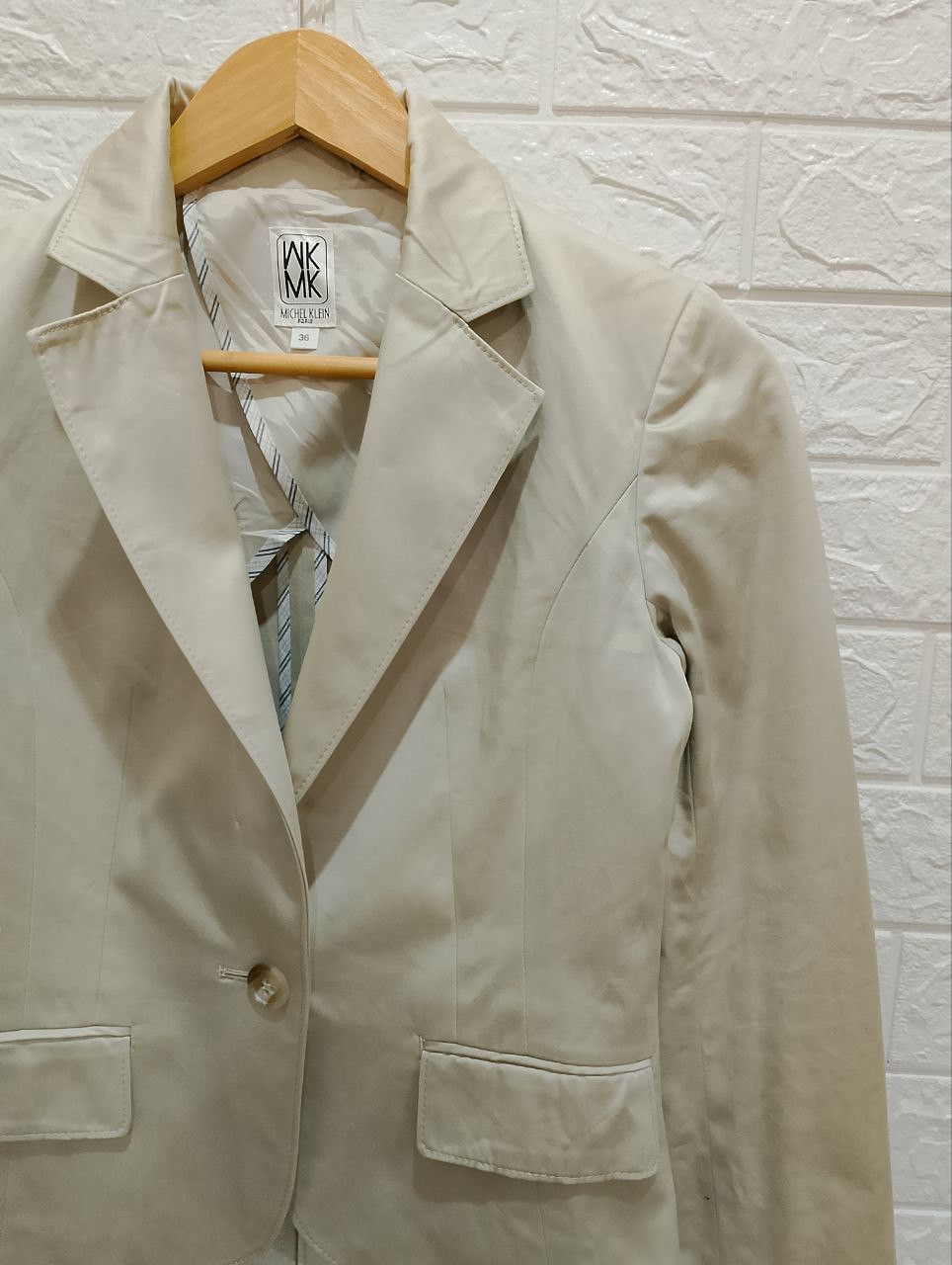 Archival Clothing - MK Michel Klein Paris Single Breast Casual Suit Coat Blazer - 4