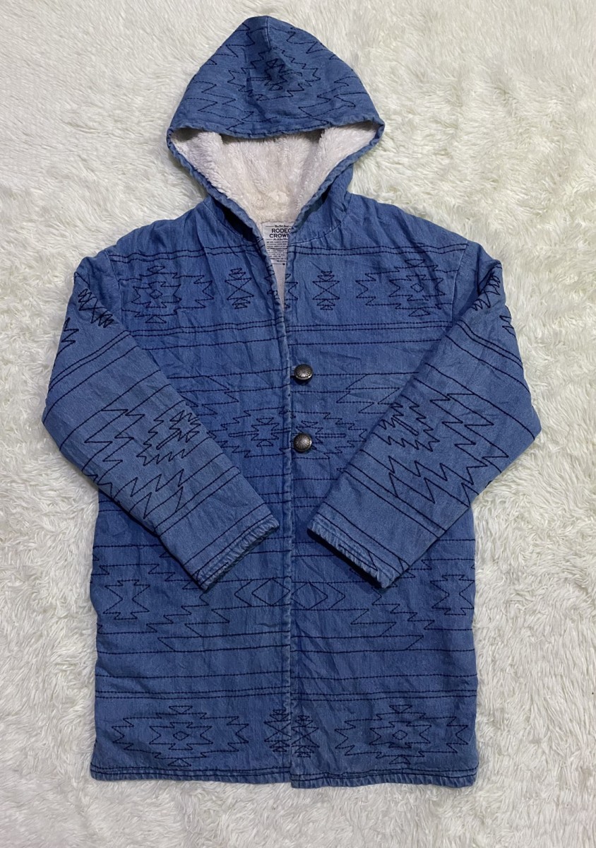 Rodeo - Rodeo Crowns Sashiko Stitching Patterns Fleece Lined Jacket - 4