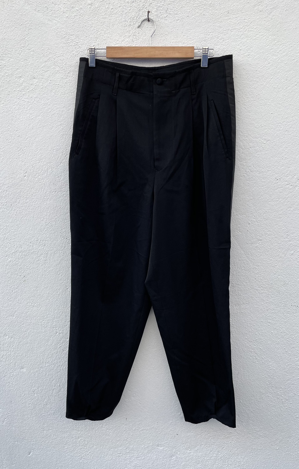 Jean Paul Gaultier Homme Tuxedo Wool Pant - 2