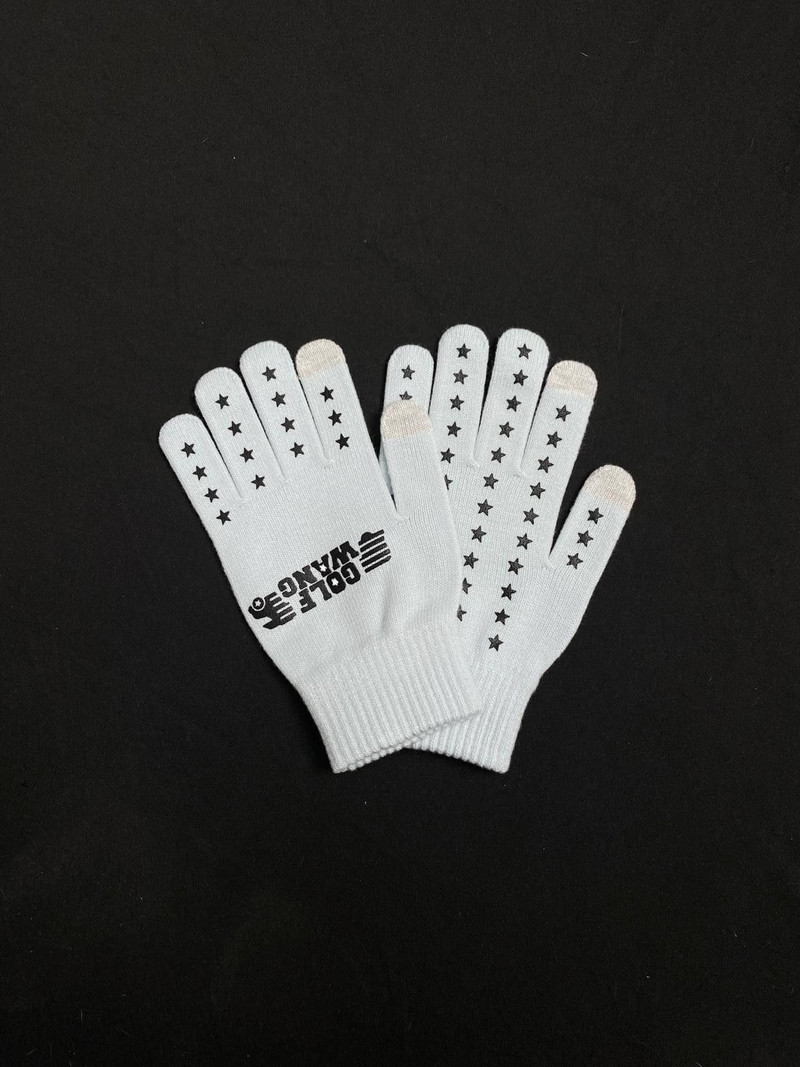 Designer - Golf Wang Trucking Knitted Blue Gloves S/M - 1