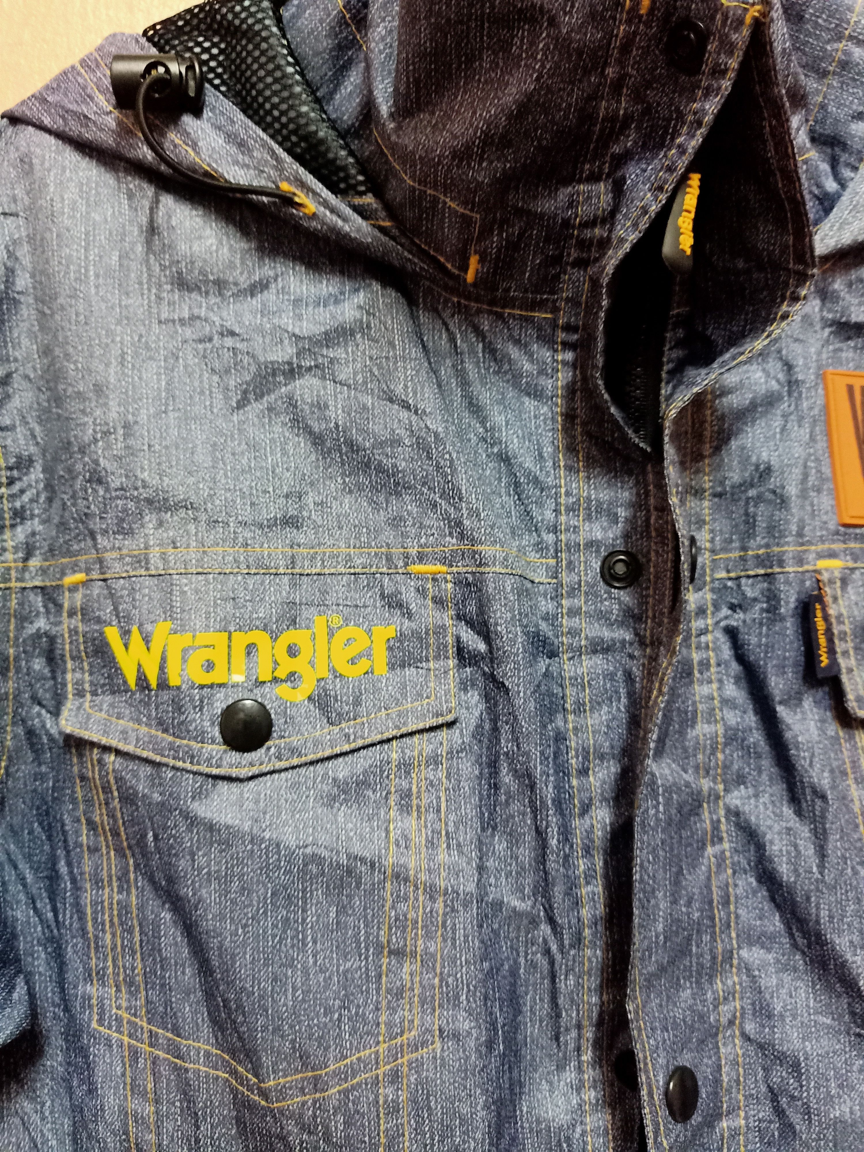 Rare Wrangler Windbreakers Denim design - 4