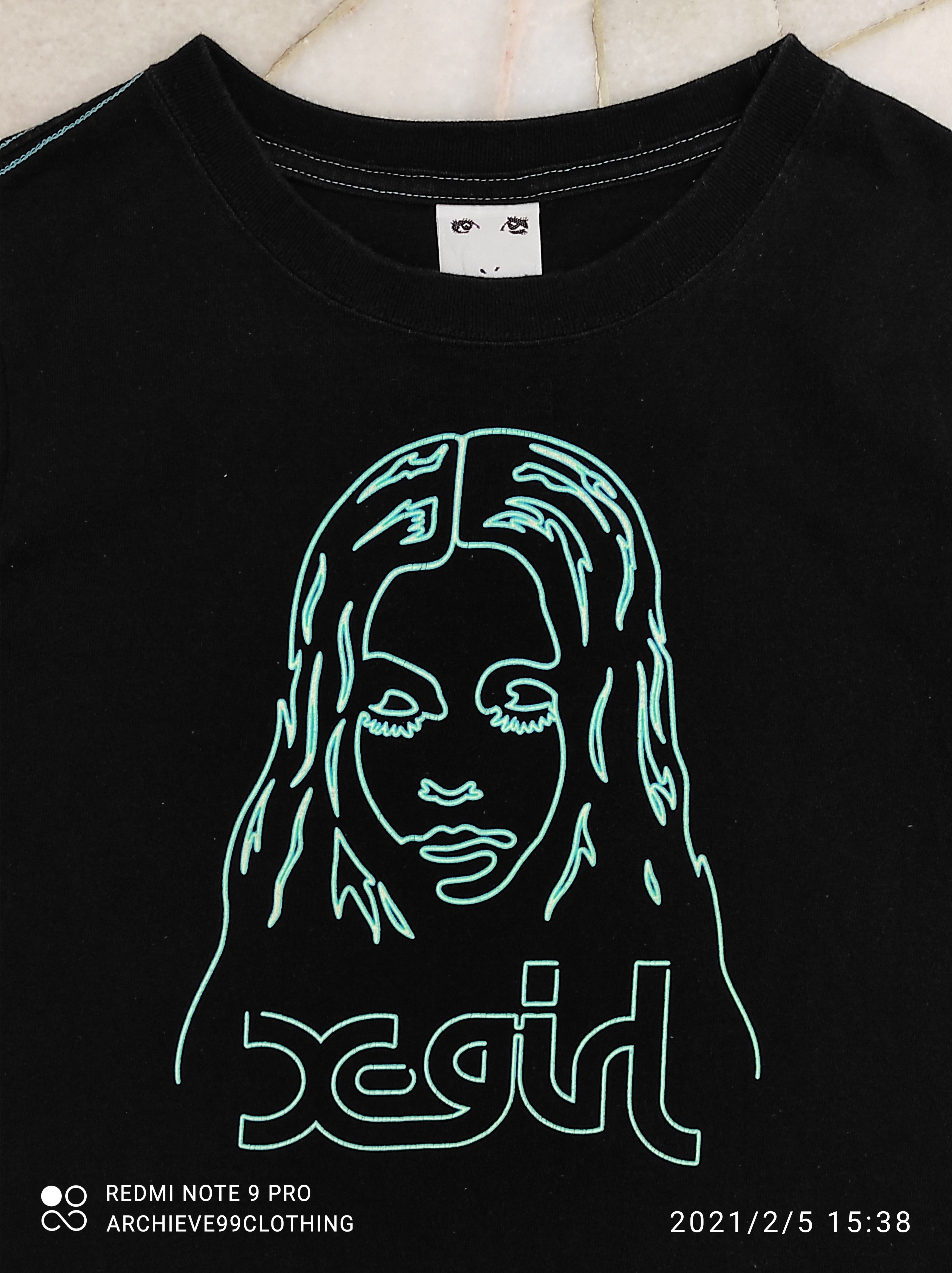 Japanese Brand - X Girl Neon Glow in the dark tee - 7