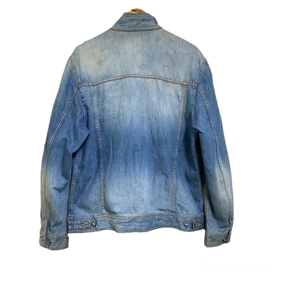 Vintage Dolce&Gabbana Denim Jacket Double Zipper Mudwash - 2