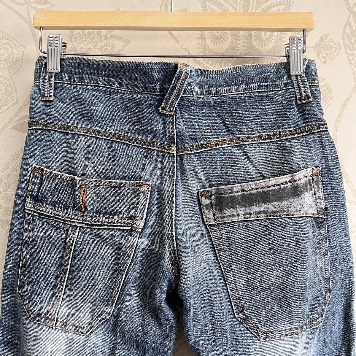 Japanese Brand - Vintage Nylaus Japanese Designer Bush Pants Denim Pockets - 18