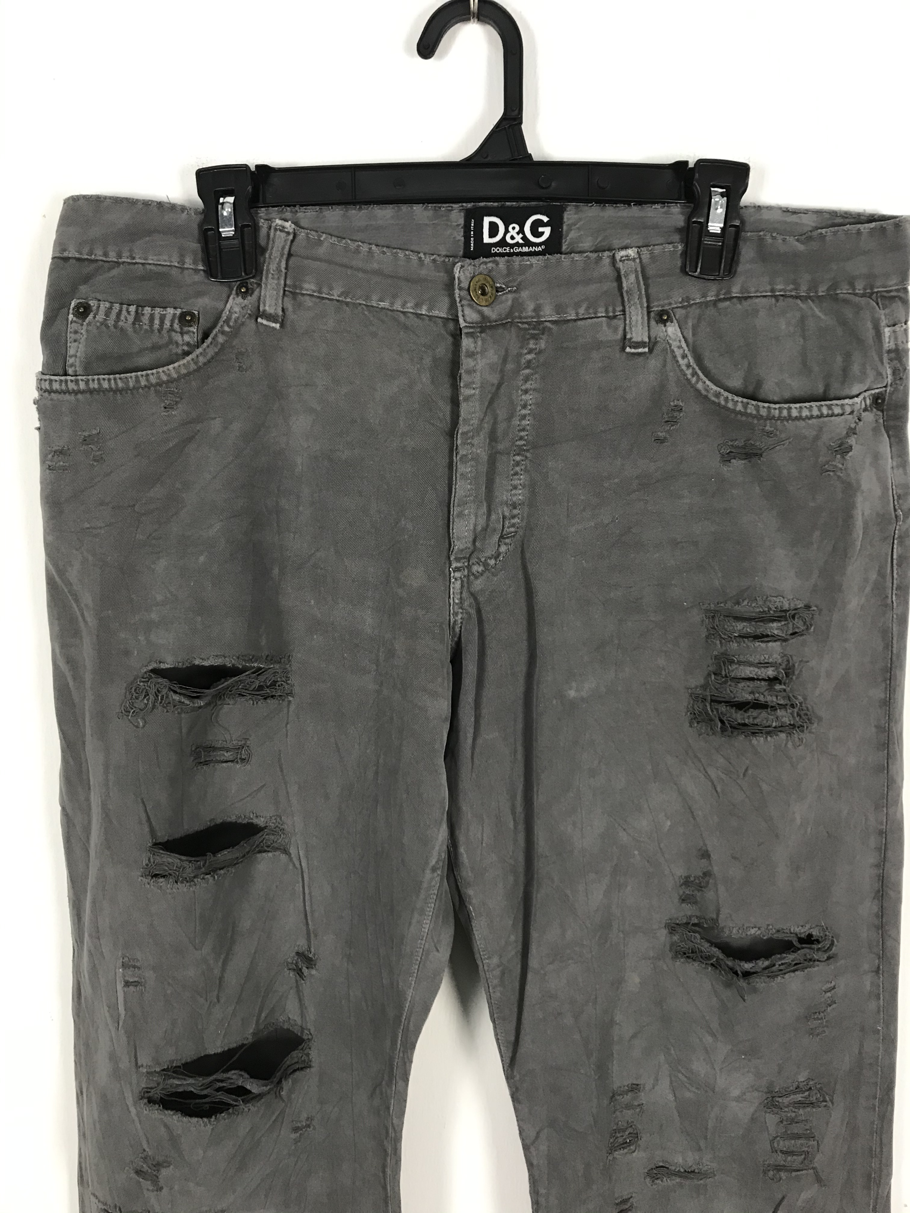 Dolce & Gabbana Distressed Distroyed Ripped Pant #2592 - 2