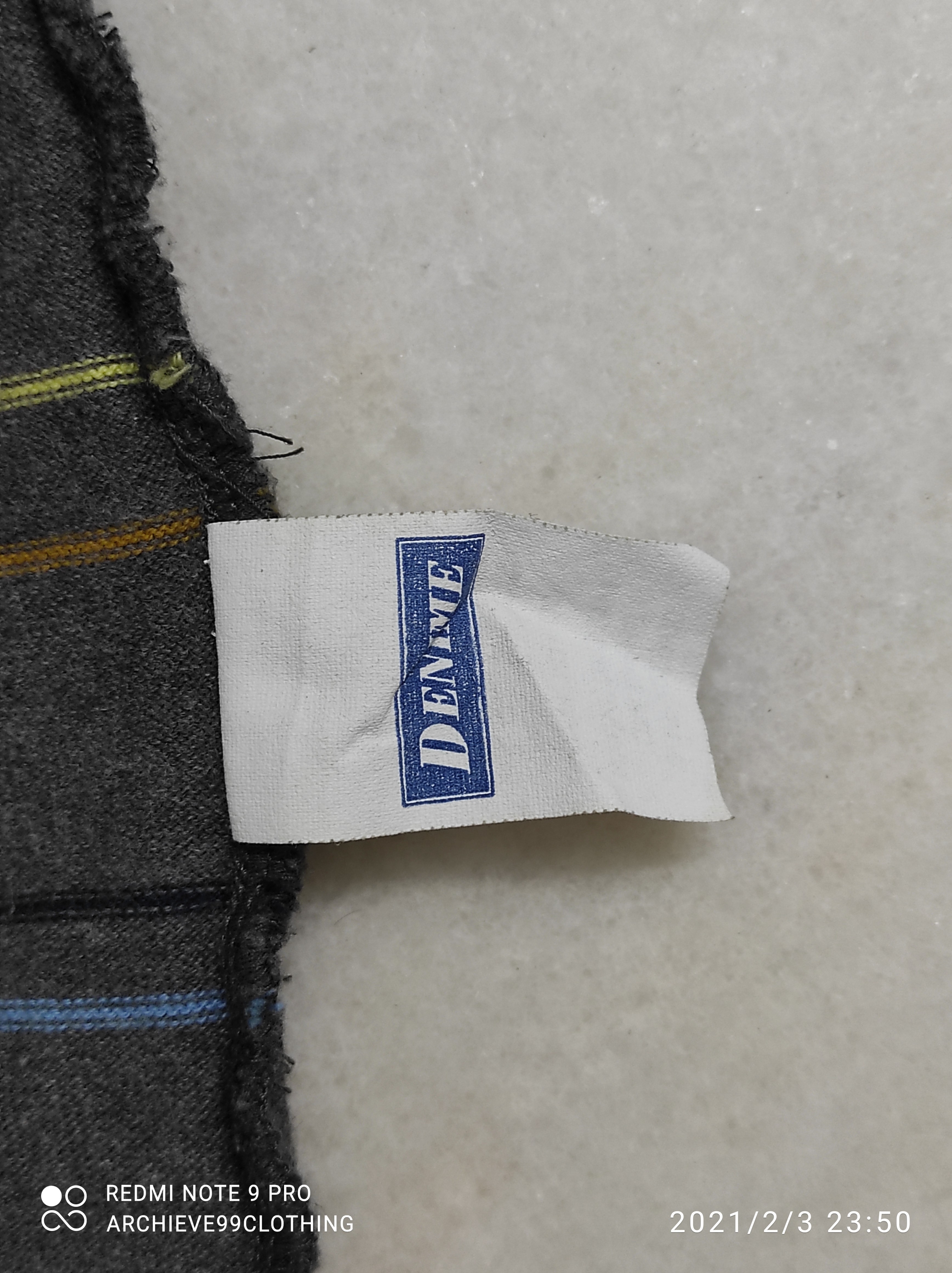 Denime - FW1999 DENIME Shins Inc Sweatshirt with Hoodie Japan - 5