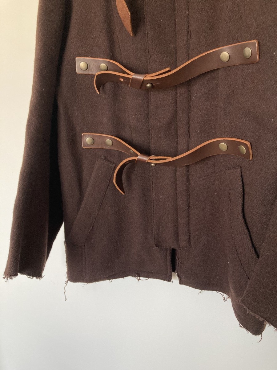 Beauty Beast - Readymade BB distressed bondage wool jacket - 3