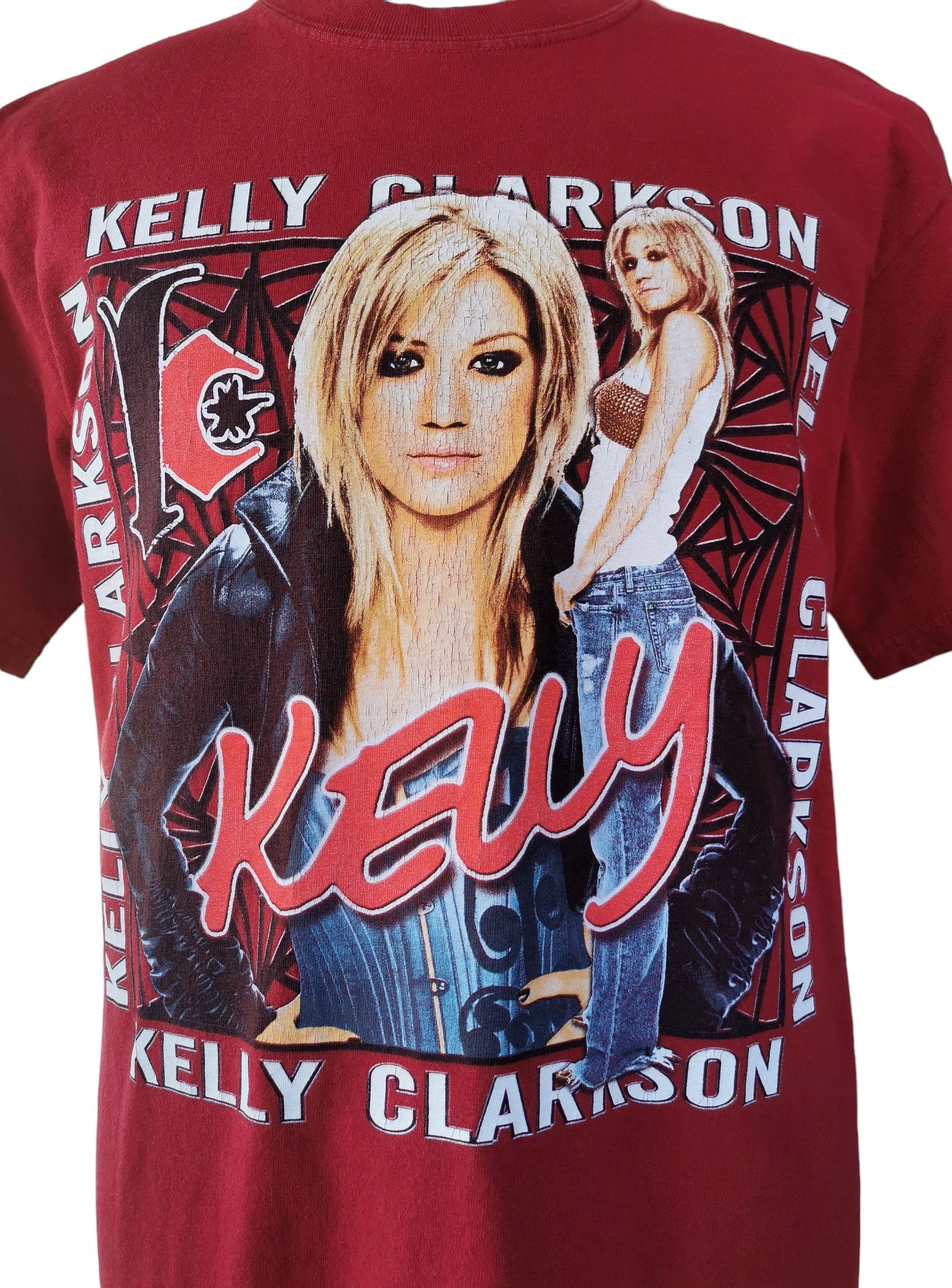 Vintage Kelly Clarkson Artist Singer Hazel Eyes Tour Shirt - 2