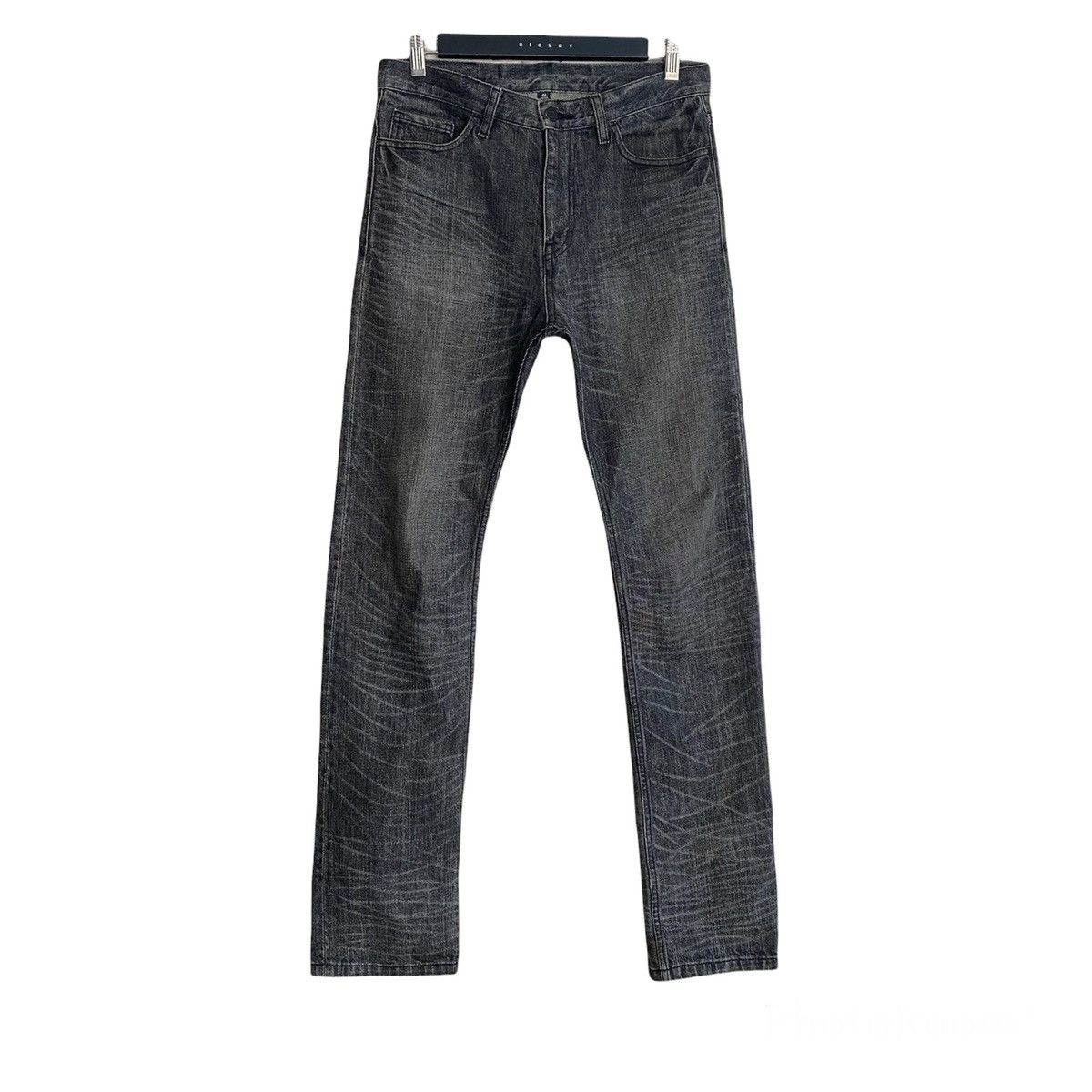 Lad Musician Black Denim Jeans Whisker 32x34 - 1