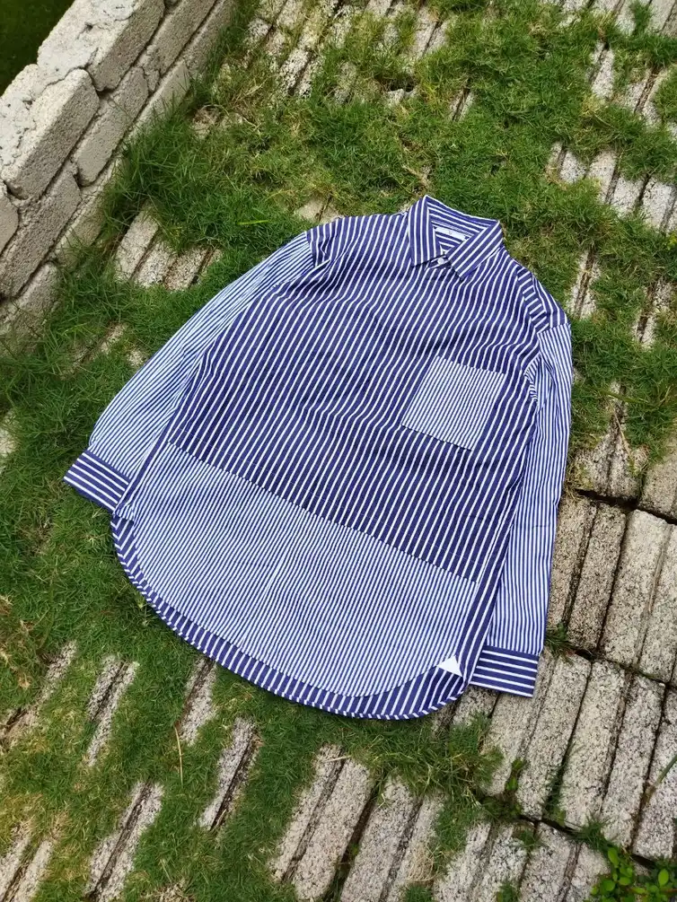 Jil Sander X Ut +J Oversized Striped Shirt - 13