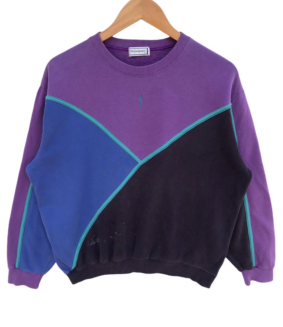 YSL Yves Saint Laurent Center Multicolor Sweatshirt - 1