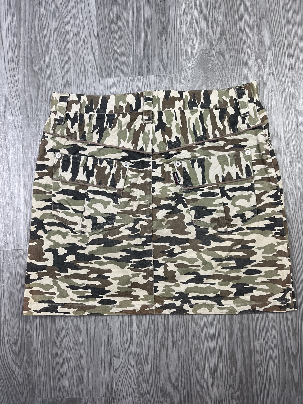 Japanese Brand - ANQUIET* Japan military camo utilities skirt - 2