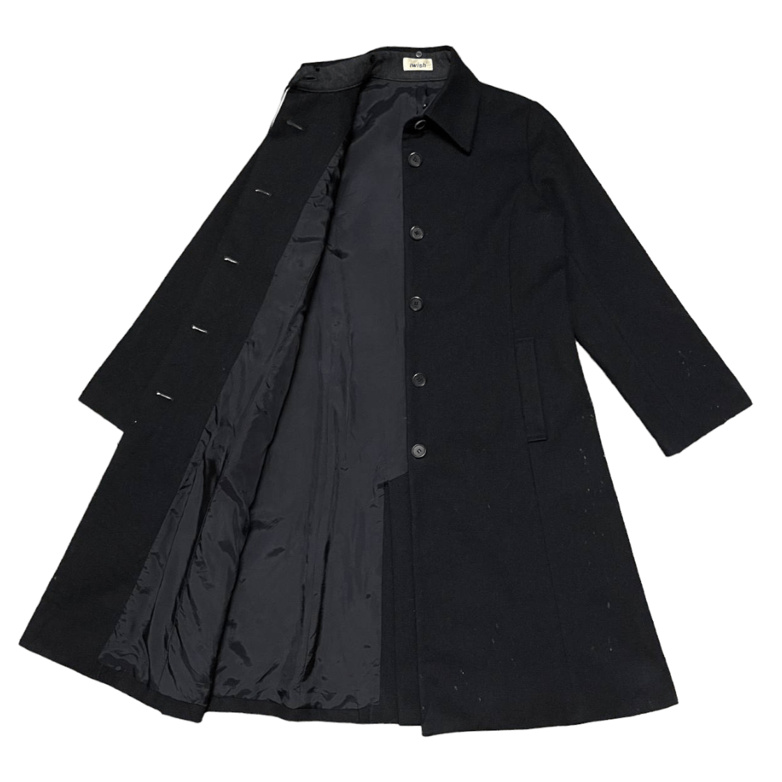 Archive I Wish Y's Bis Yohji Yamamoto Wool Long Coat - 6