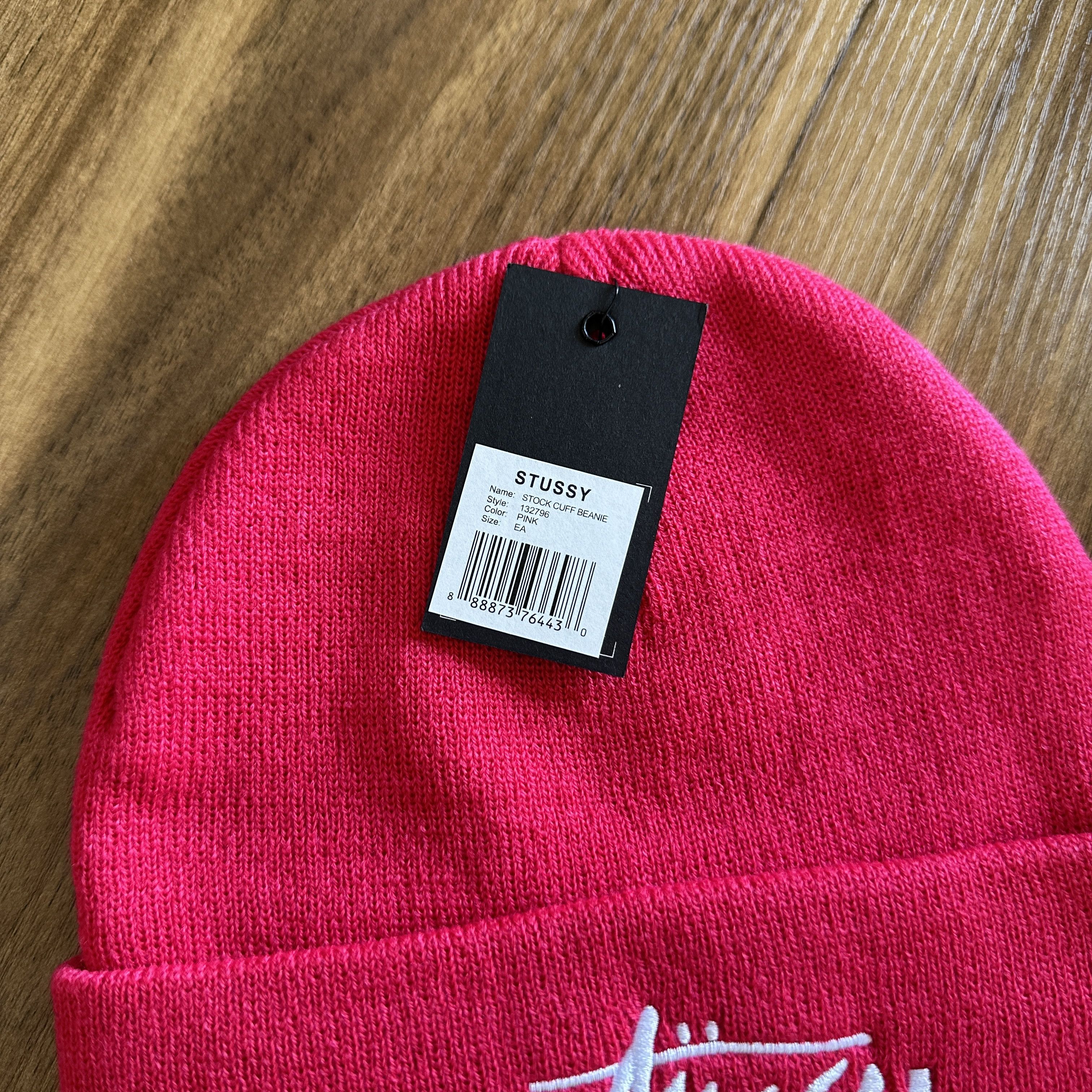 stussy beanie hat pink - 5