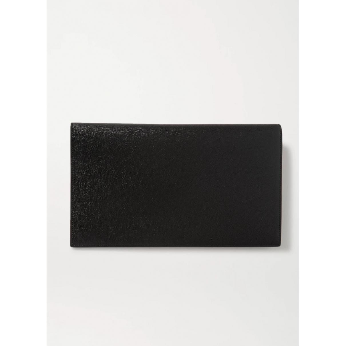 Uptown leather clutch bag - 2