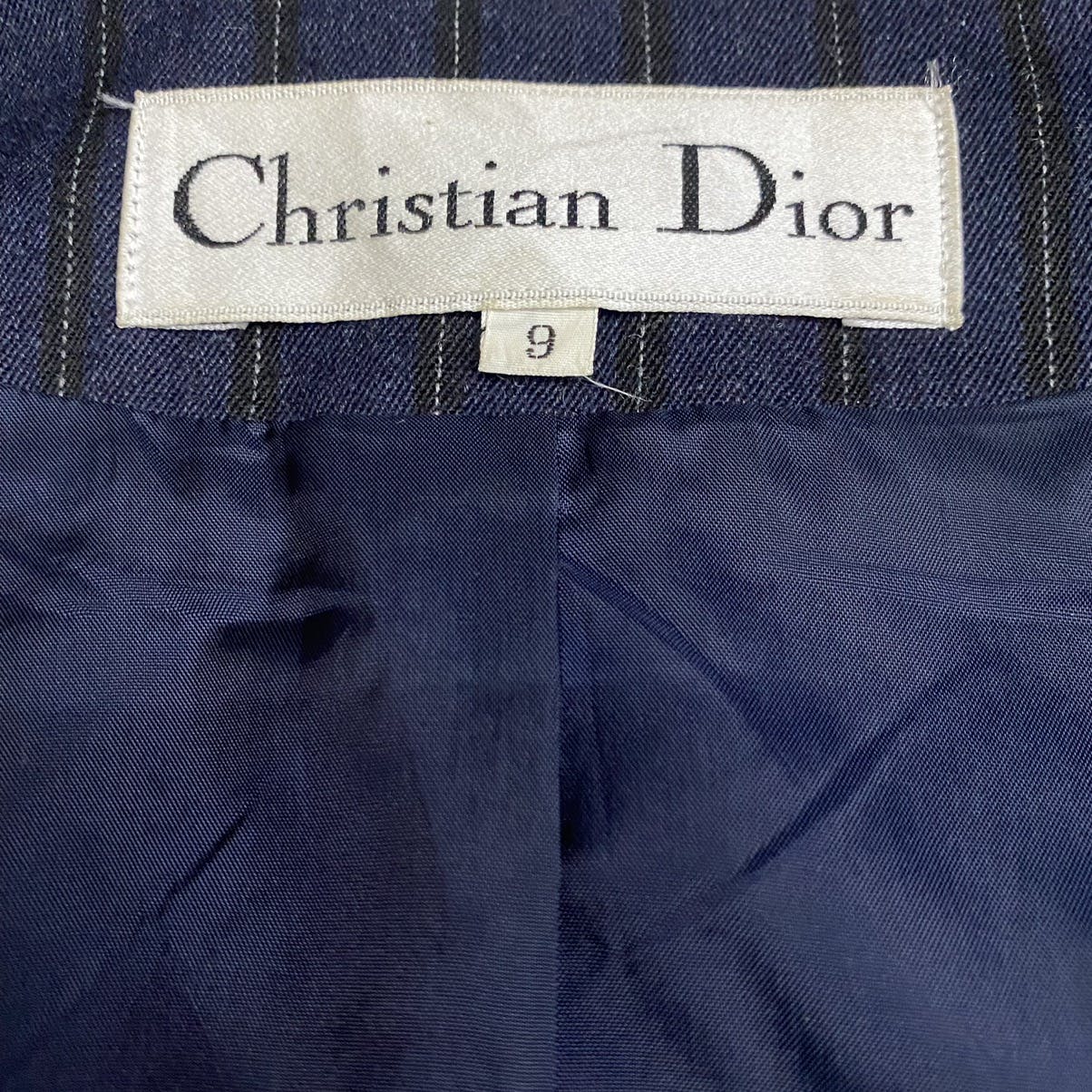 Christian Dior Monsieur - Christian Dior Single-Breasted Coat slant button Jacket - 10