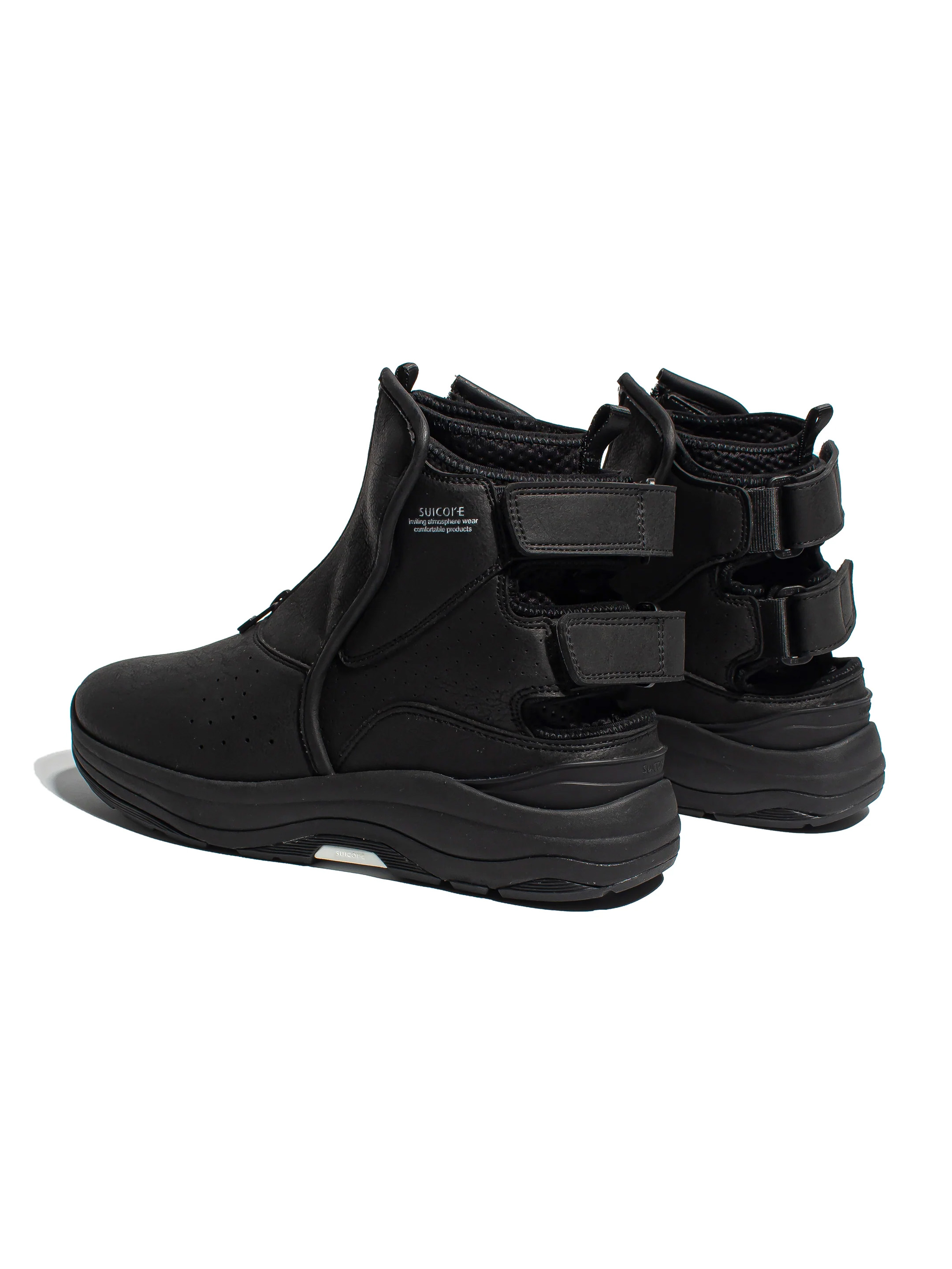John Elliott John Elliott x SUICOKE Black 'BUNO-JE' Zip Boot DS - Main Image