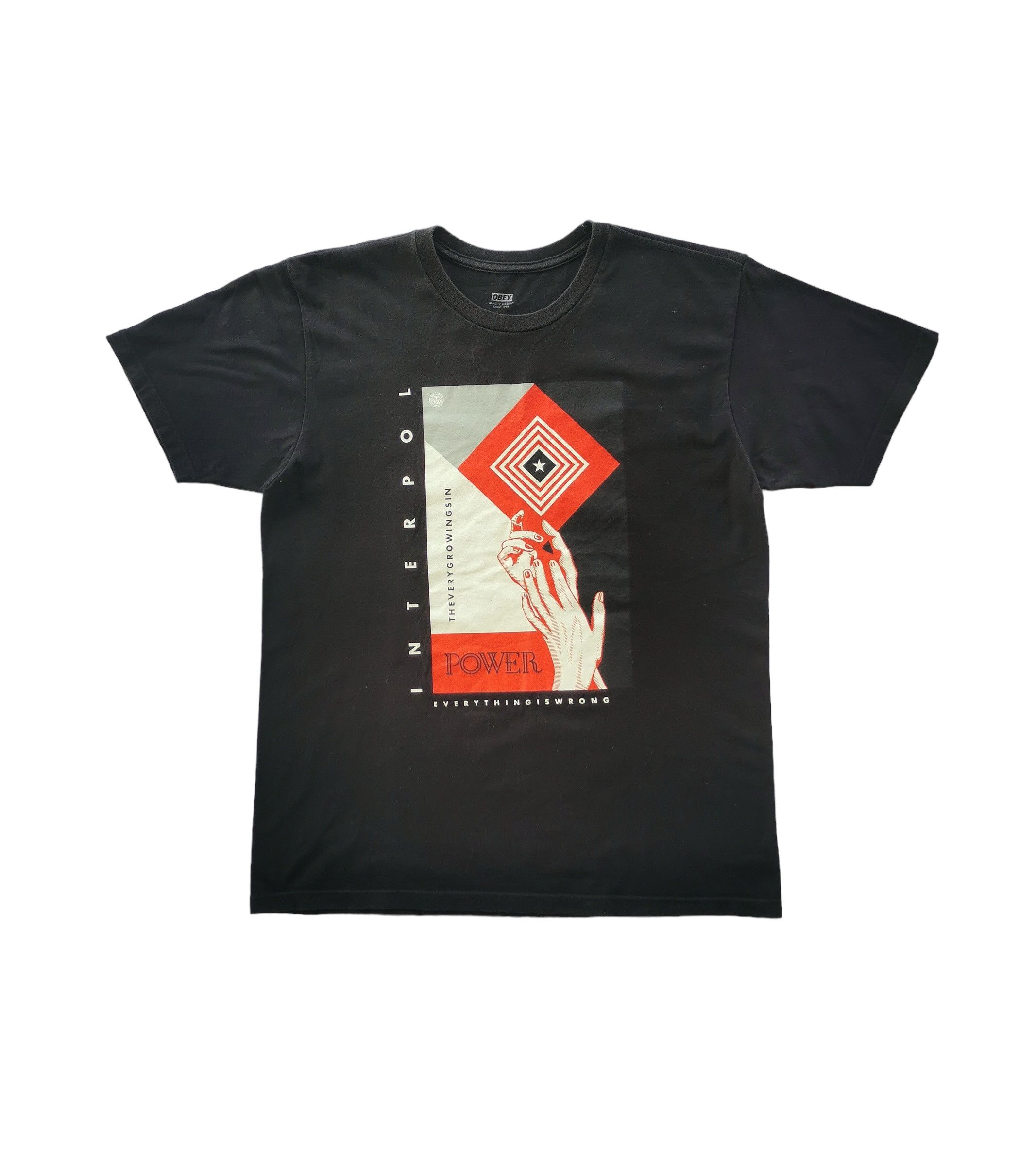 Interpol Band Tshirt Collab Obey Brand - 2