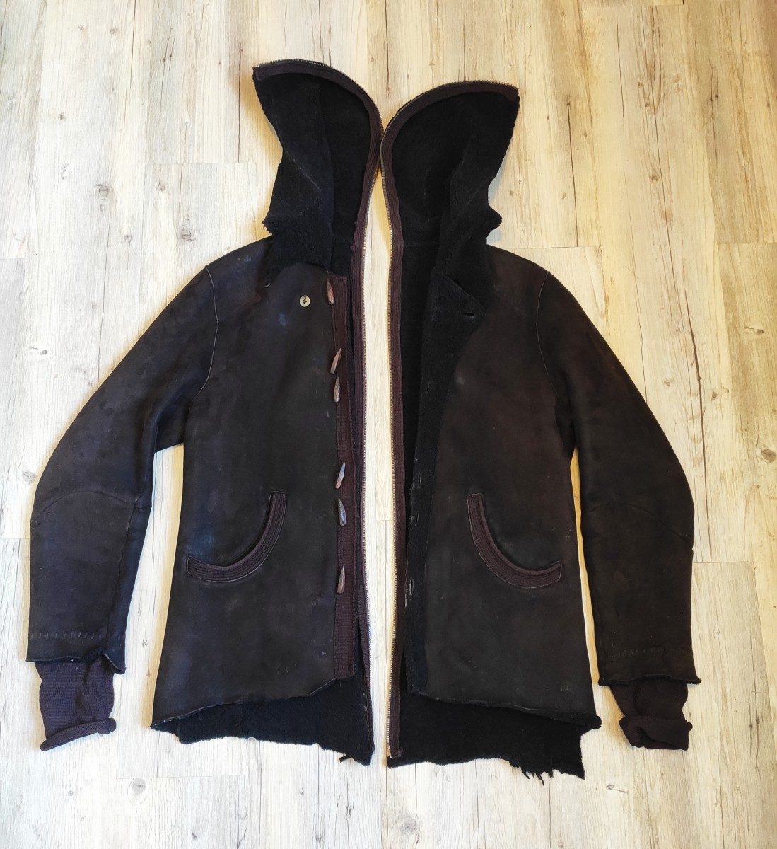 Dioniso - GRAIL! Viking shearling coat.Like Julius or Rick Owens - 1