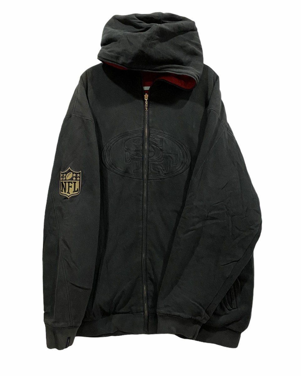 San Francisco 49ers Reversible Oversize Hoodies Jacket - 3