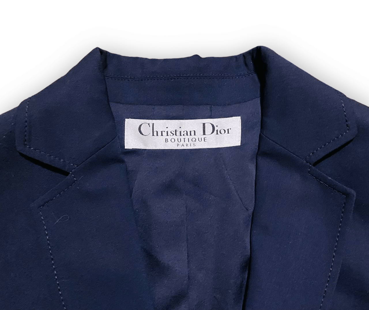 Christian Dior Paris Blazer Viscose Vintage Blue Women’s 50I - 5