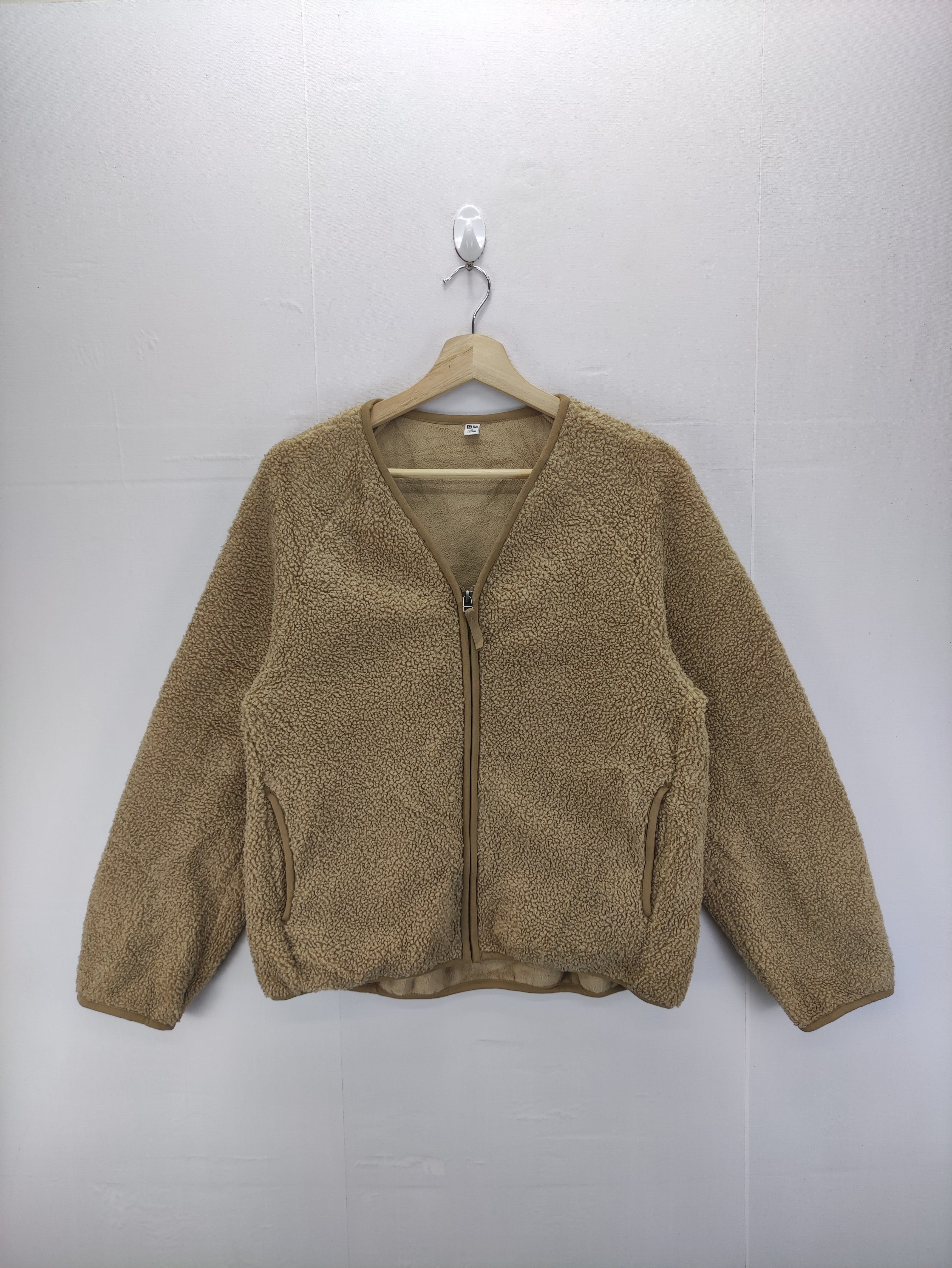 Vintage Uniqlo Sherpa Jacket Zipper - 1