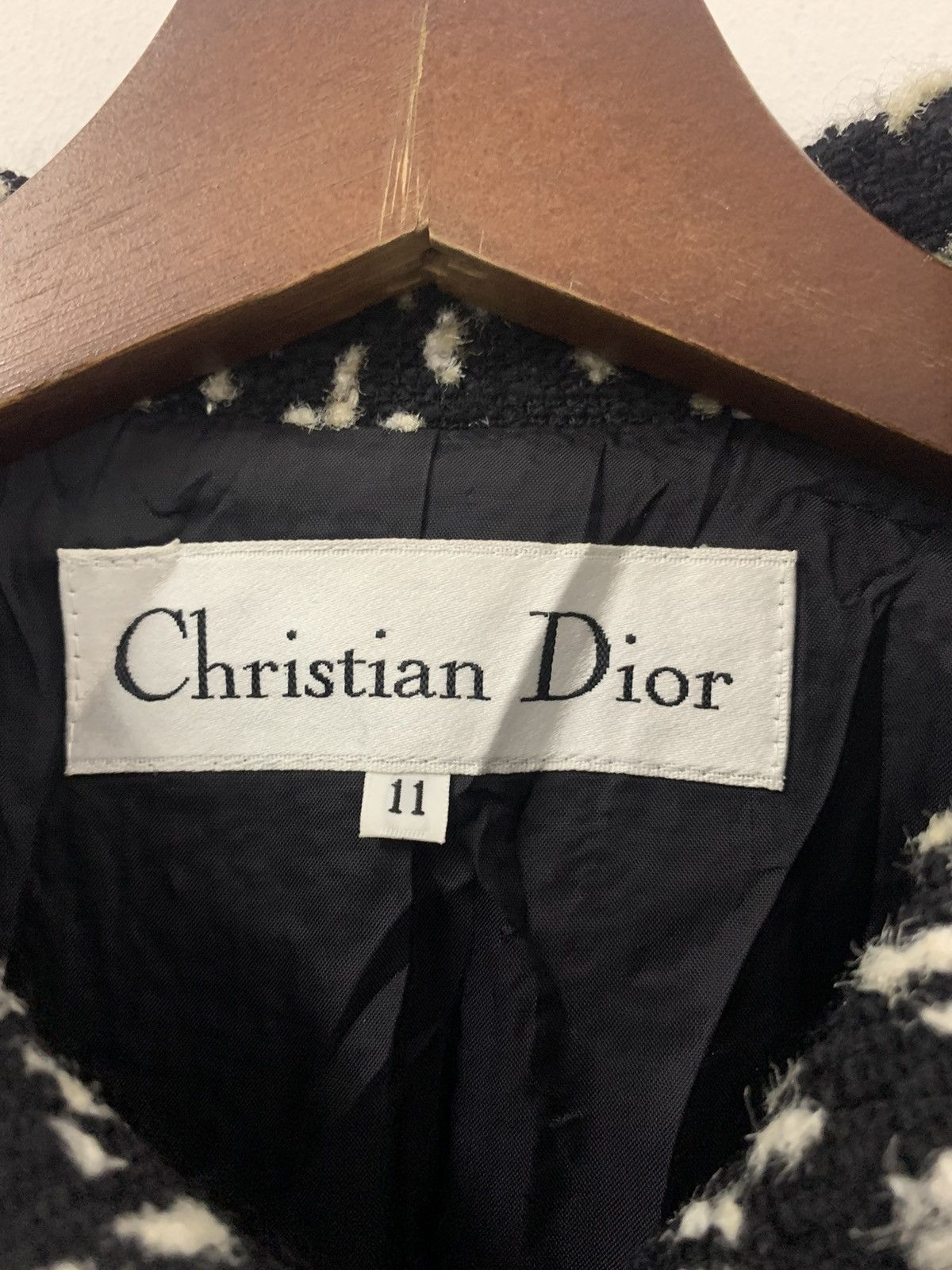 Christian Dior Monsieur - Vintage CHRISTIAN DIOR Tweed Wool Jacket - 7