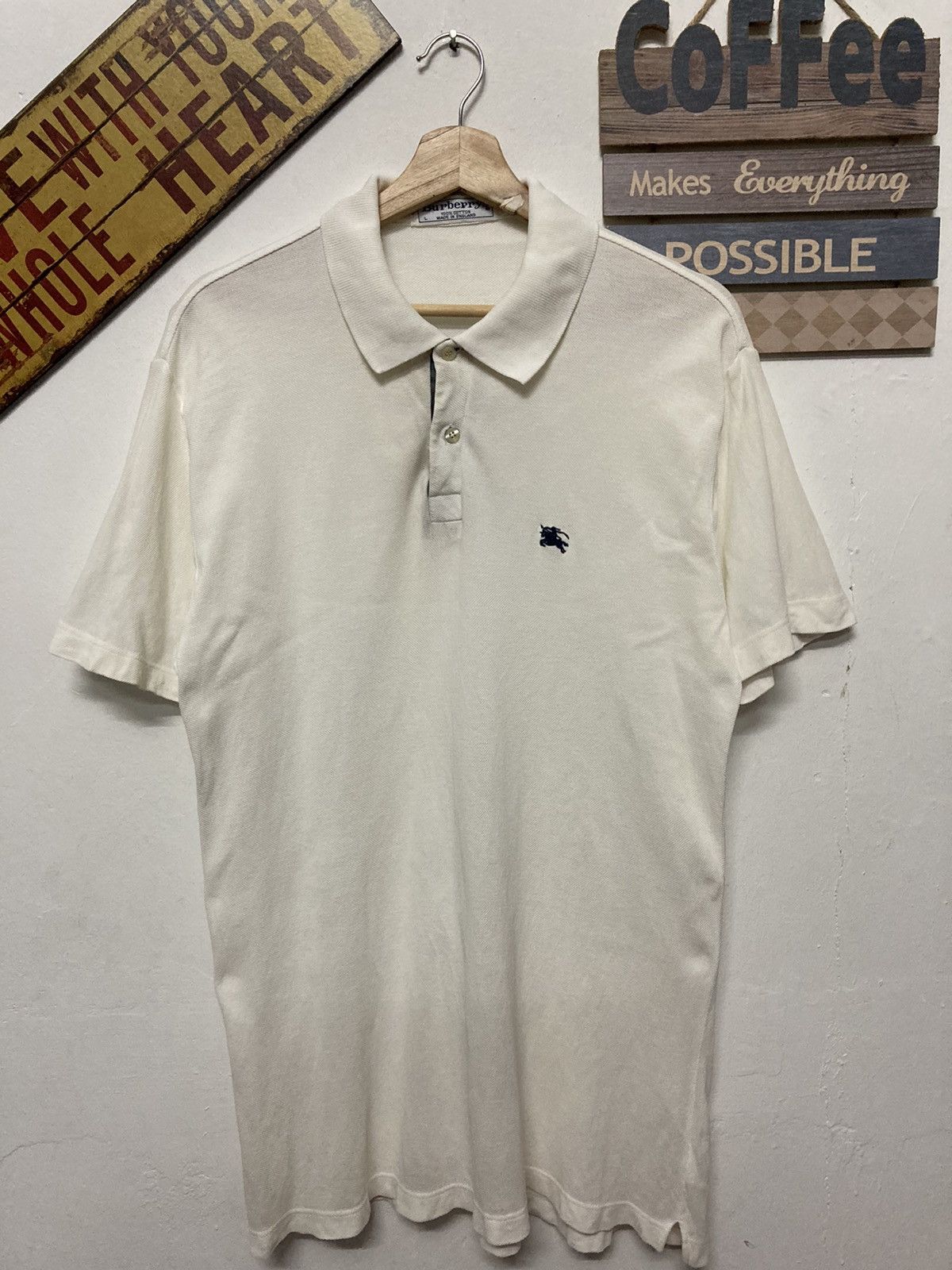 Vintage Burberrys Polo Shirt Made in England - 1