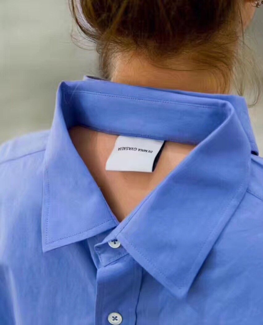 VETEMENTS double collar double sided button up shirt - 4