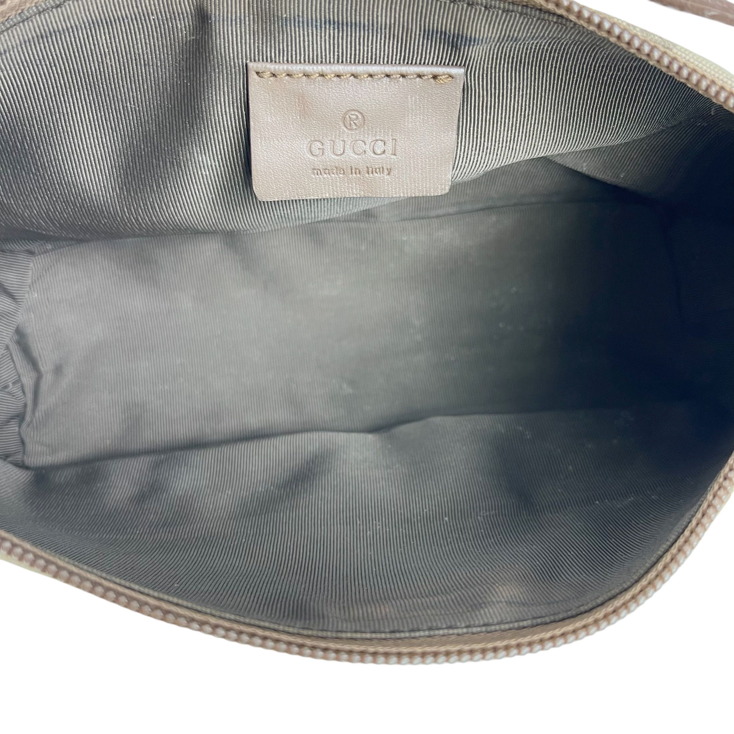 Gucci GG Canvas Boat Baguette Leather Trim - 6