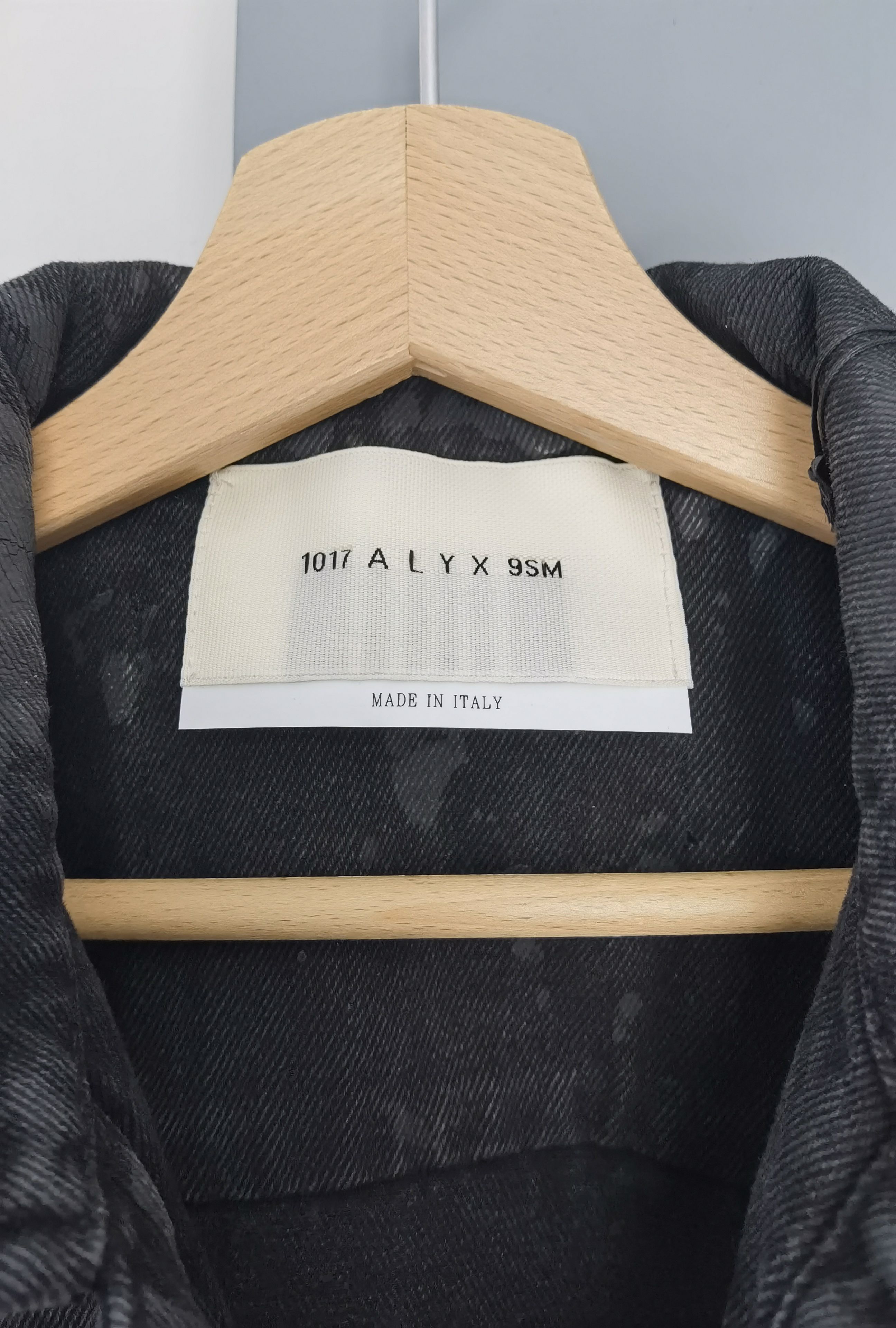 1017 ALYX 9SM Black Denim Ripped Jacket - 6