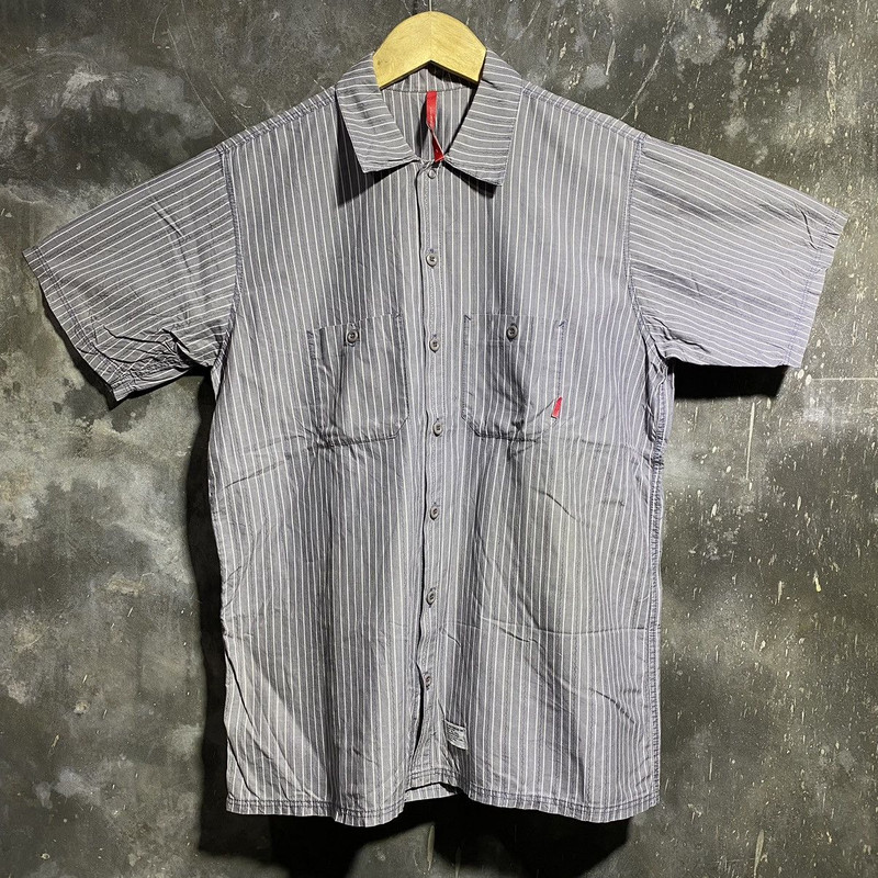 Wtaps Striped Work Shirt - 1