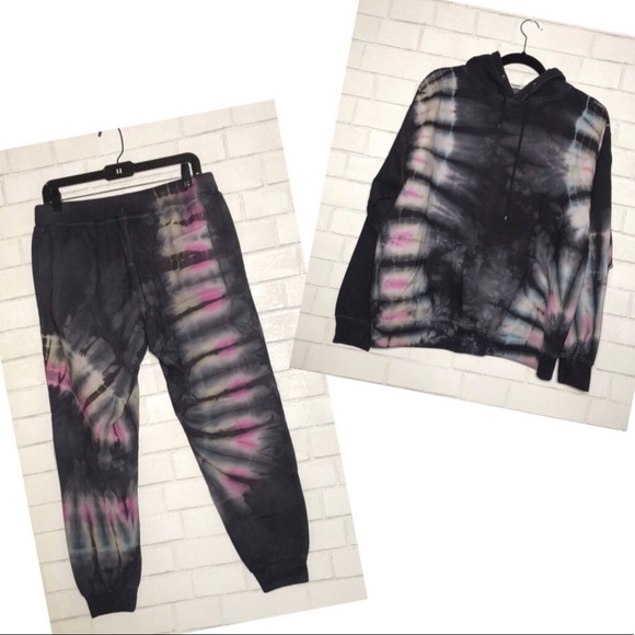 Fashion Nova - Tie Dye Jogger + Hoodie Set - 1