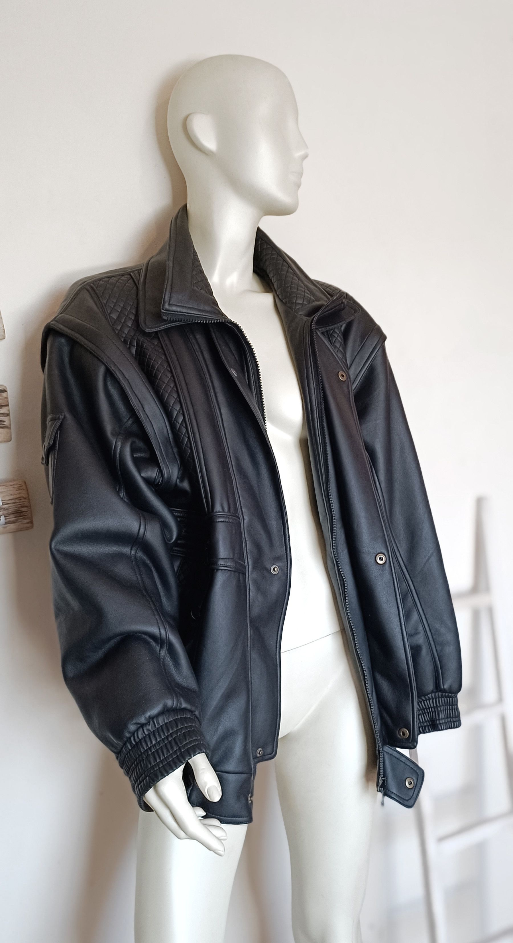 Italian Designers - Italy Style Unisex Jacket with zippable sleeves - 4