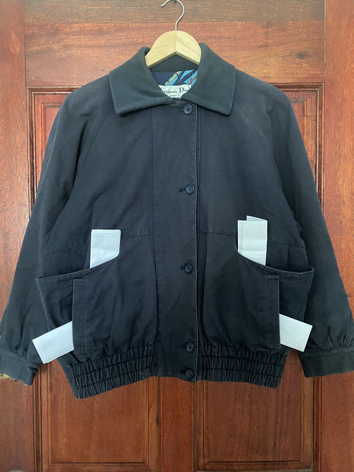 Vintage Christian Dior Bomber Jacket Rare Design - 1